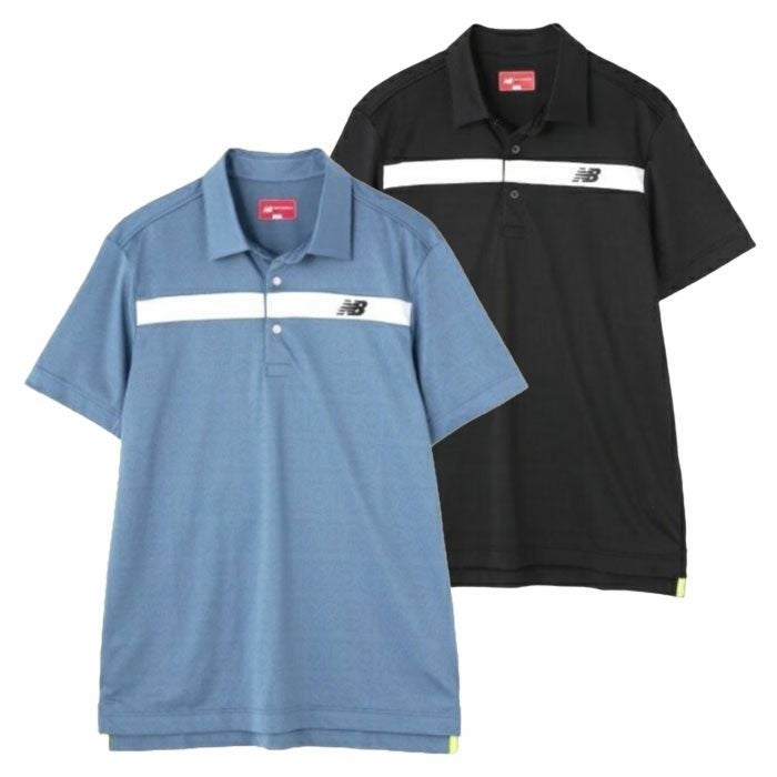 ニューバランスアウトラインステッチ半袖012-4168002メンズゴルフウェアnewbalance2025春夏モデル日本正規品