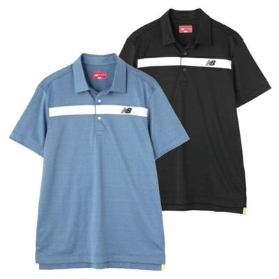 ニューバランスアウトラインステッチ半袖012-4168002メンズゴルフウェアnewbalance2025春夏モデル日本正規品
