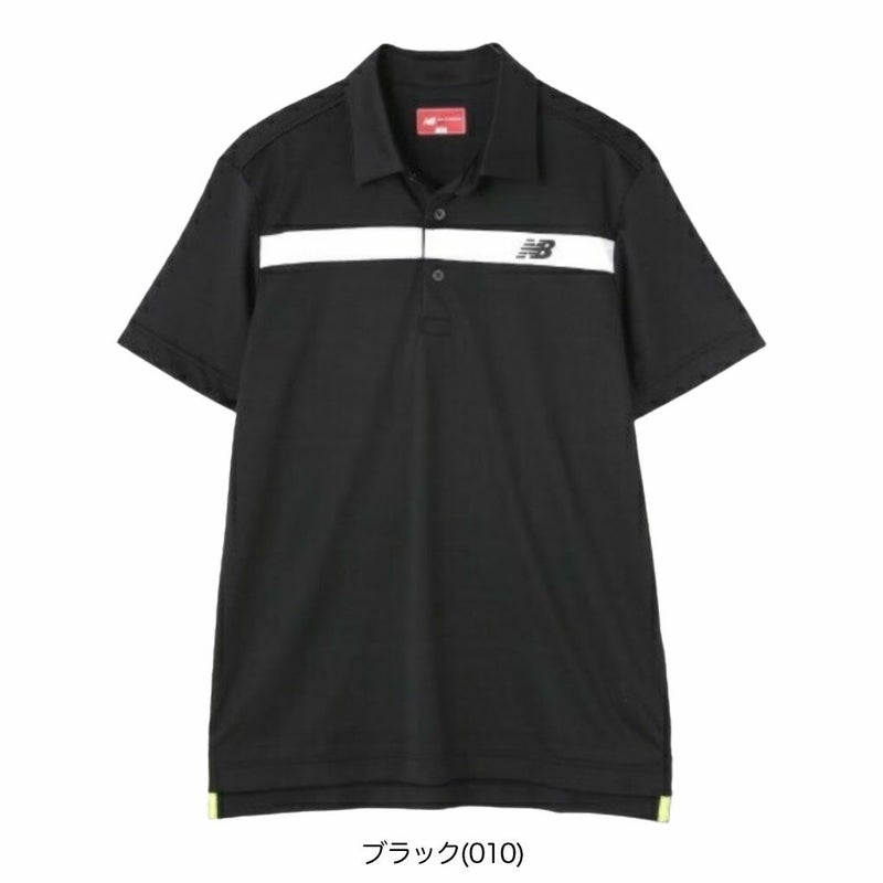 ニューバランスアウトラインステッチ半袖012-4168002メンズゴルフウェアnewbalance2025春夏モデル日本正規品