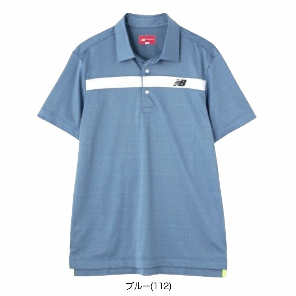ニューバランスアウトラインステッチ半袖012-4168002メンズゴルフウェアnewbalance2025春夏モデル日本正規品