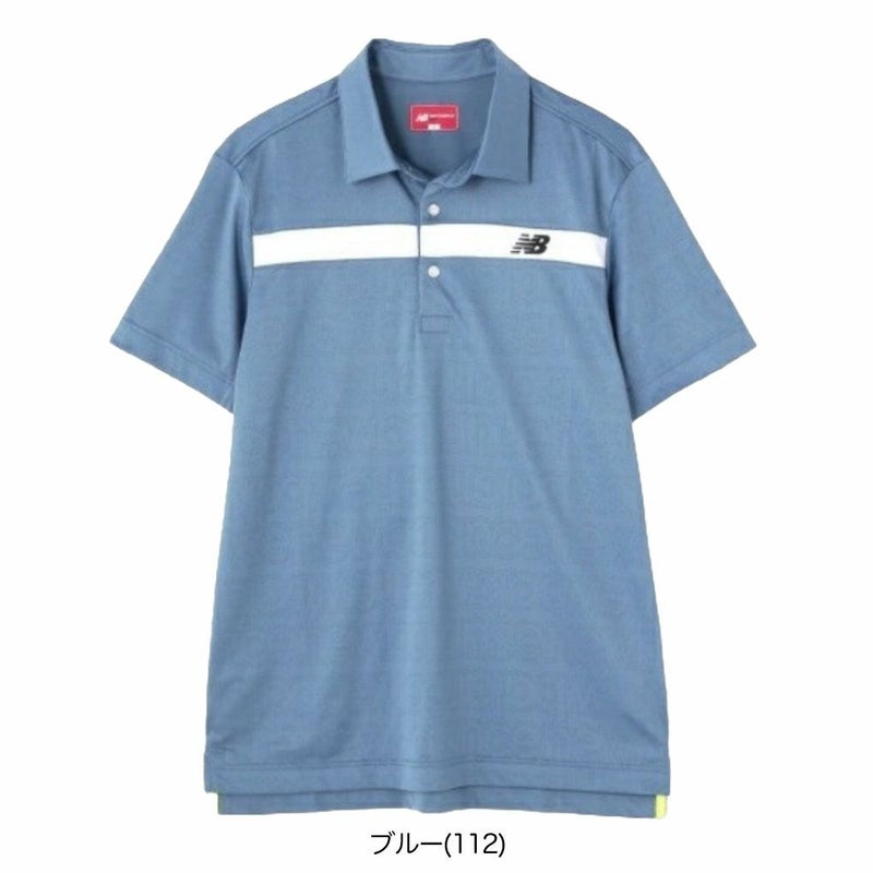 ニューバランスアウトラインステッチ半袖012-4168002メンズゴルフウェアnewbalance2025春夏モデル日本正規品