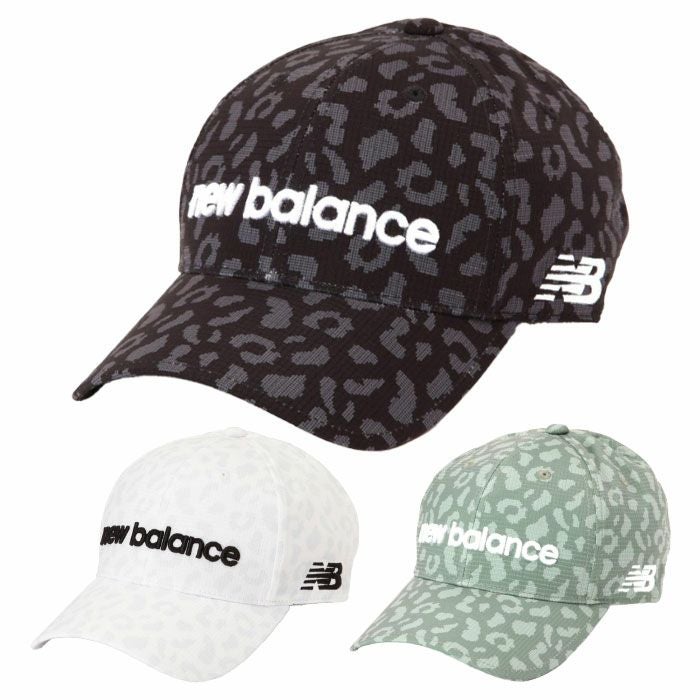 ニューバランスレオパード柄6パネルキャップ0125187014ゴルフキャップ帽子newbalance2025春夏モデル日本正規品