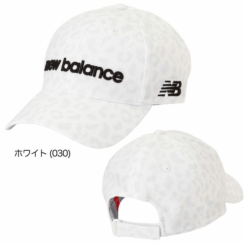 ニューバランスレオパード柄6パネルキャップ0125187014ゴルフキャップ帽子newbalance2025春夏モデル日本正規品