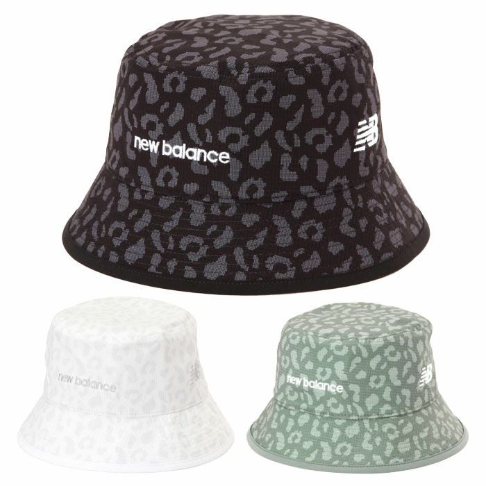 ニューバランスレオパード柄バケットハット0125187015ゴルフキャップ帽子newbalance2025春夏モデル日本正規品