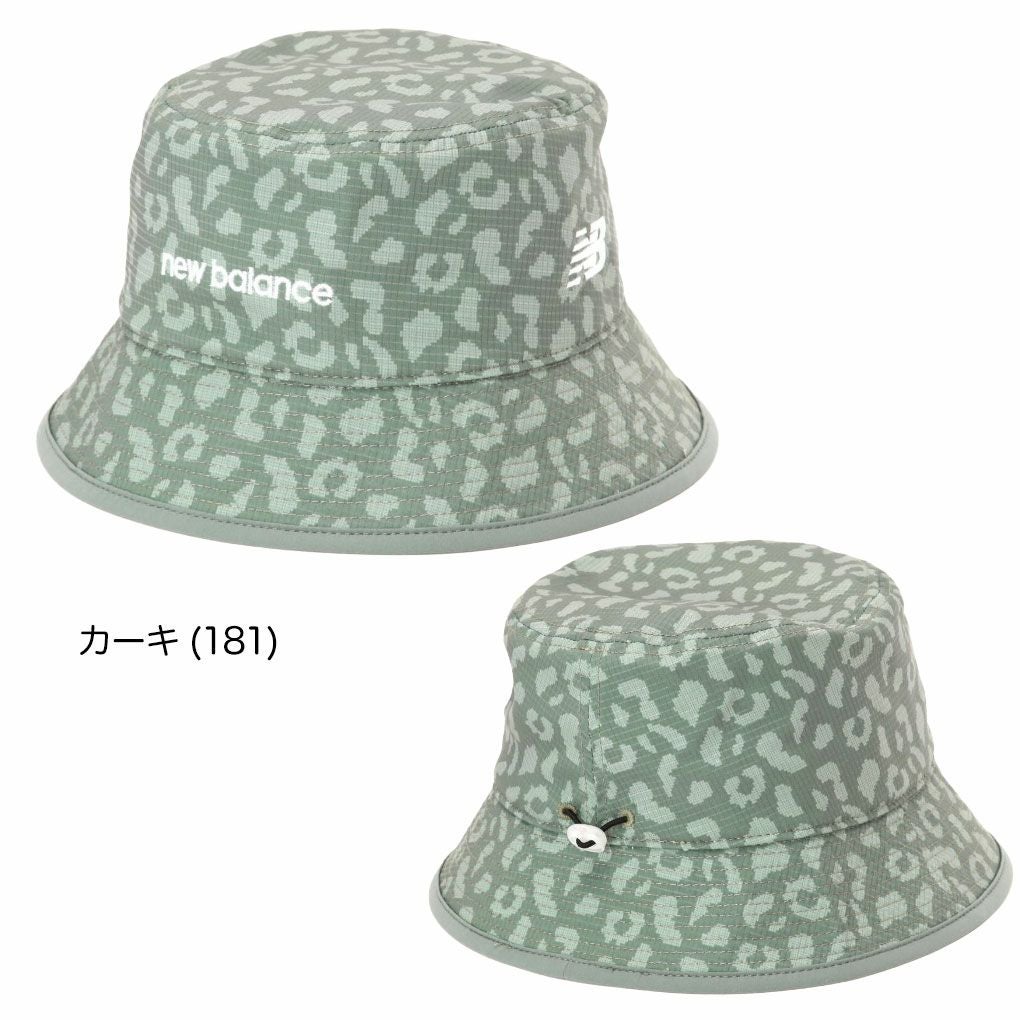 ニューバランスレオパード柄バケットハット0125187015ゴルフキャップ帽子newbalance2025春夏モデル日本正規品