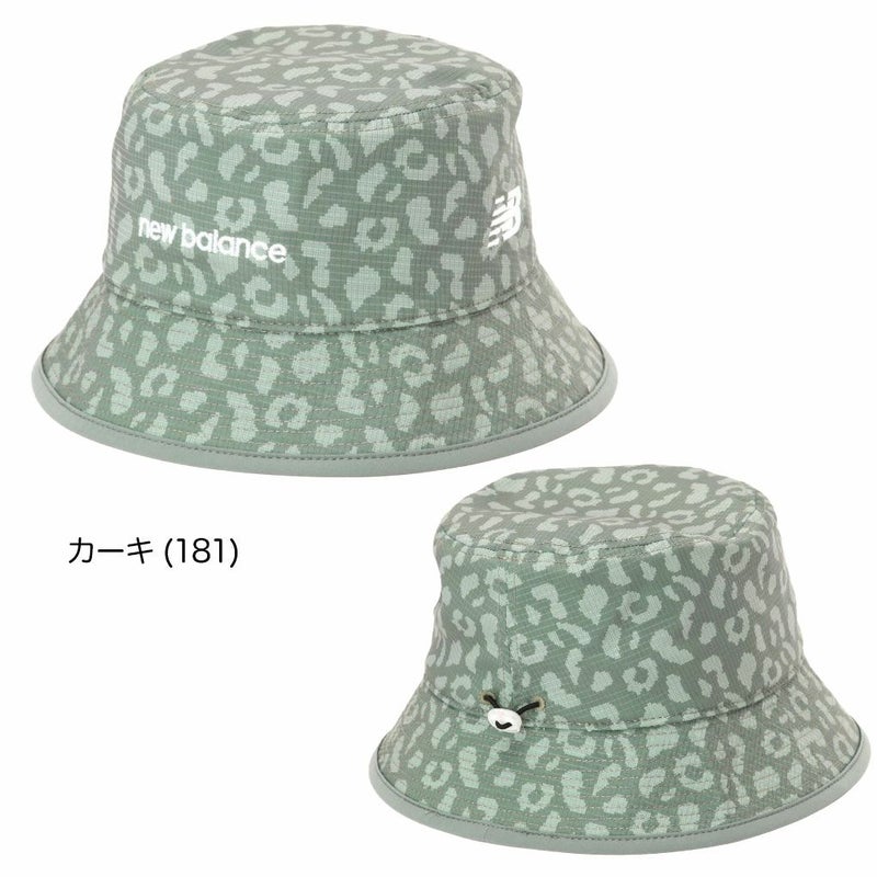 ニューバランスレオパード柄バケットハット0125187015ゴルフキャップ帽子newbalance2025春夏モデル日本正規品
