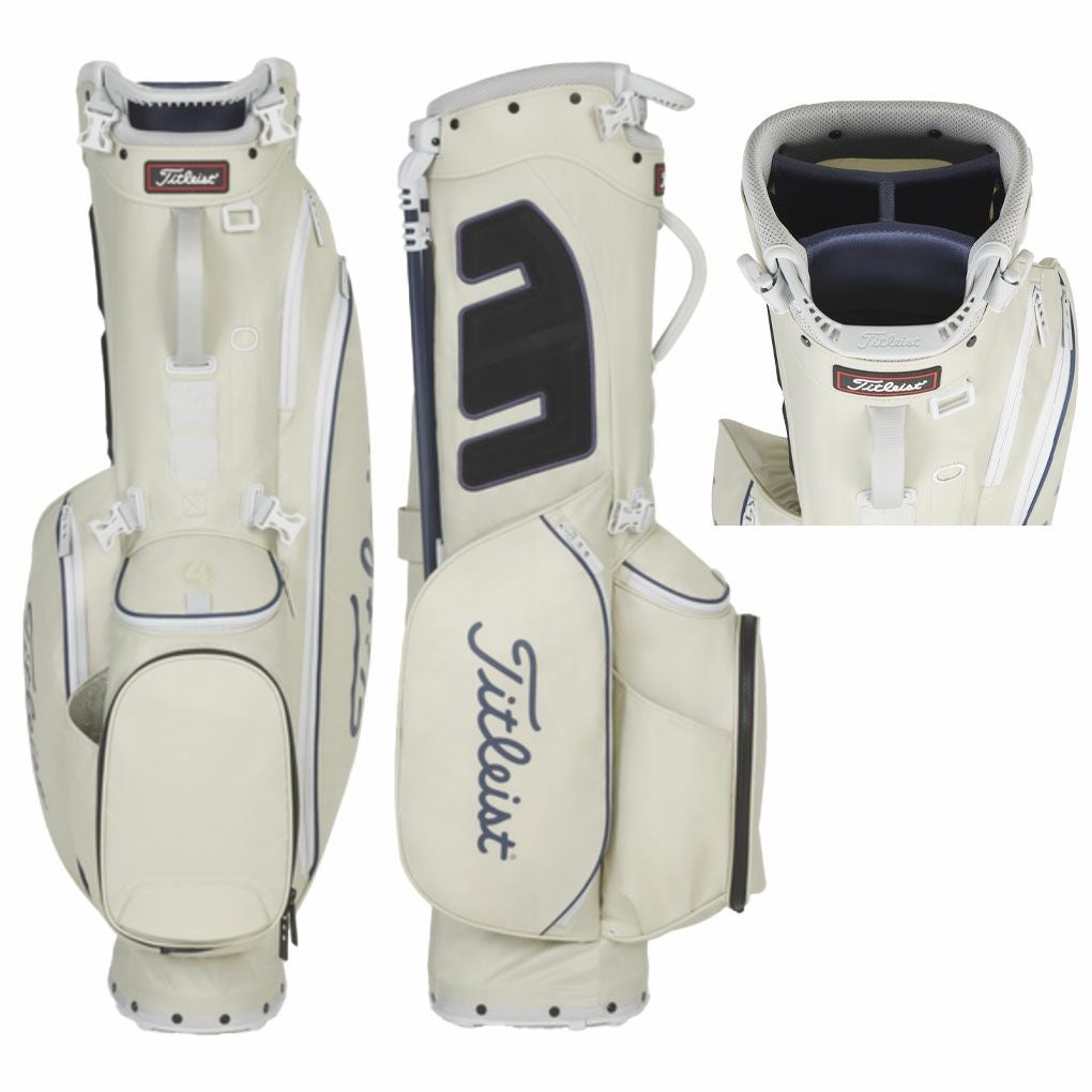 タイトリストPlayers4カーボンスタンドバッグTB23SX4Aキャディバッグ8.5型4分割ゴルフTitleist2025年モデル日本正規品