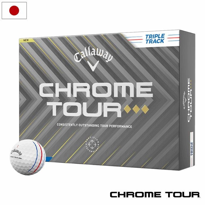 キャロウェイ CHROME TOUR トリプル・トラック ボール ゴルフボール 1