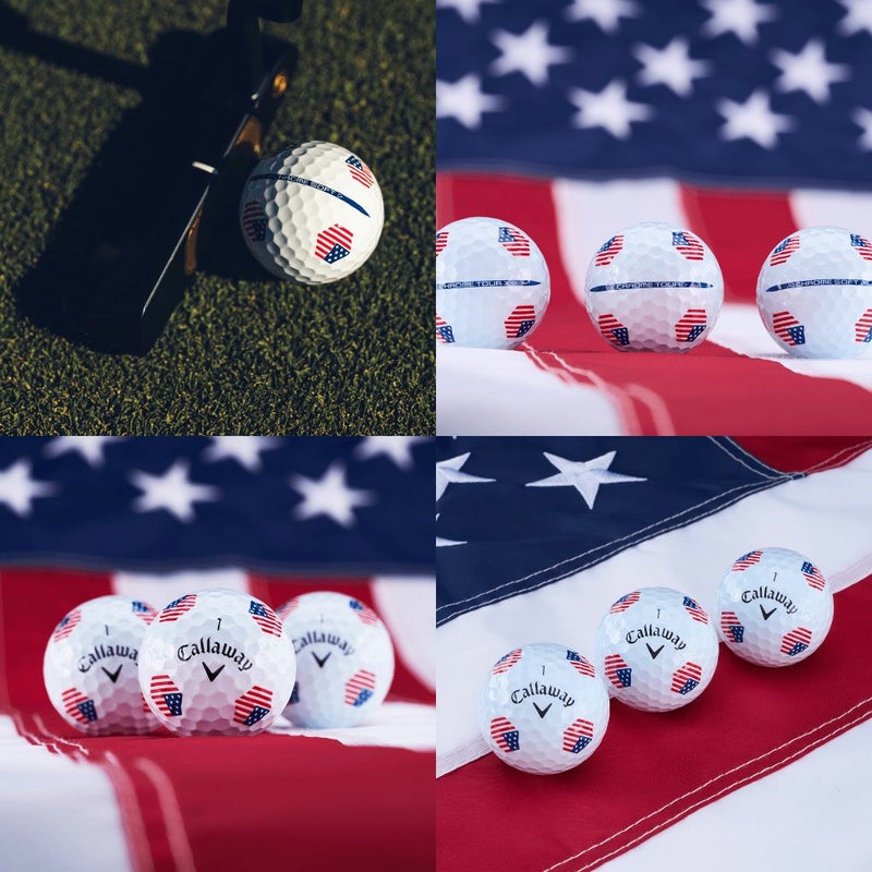 キャロウェイCHROMESOFTUSATRUTRACKボール12球入3ピース2025年モデルゴルフゴルフボール