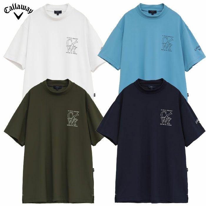 キャロウェイハイゲージカノコモックネックシャツC25234100メンズゴルフウェア2025秋冬モデルCallaway日本正規品