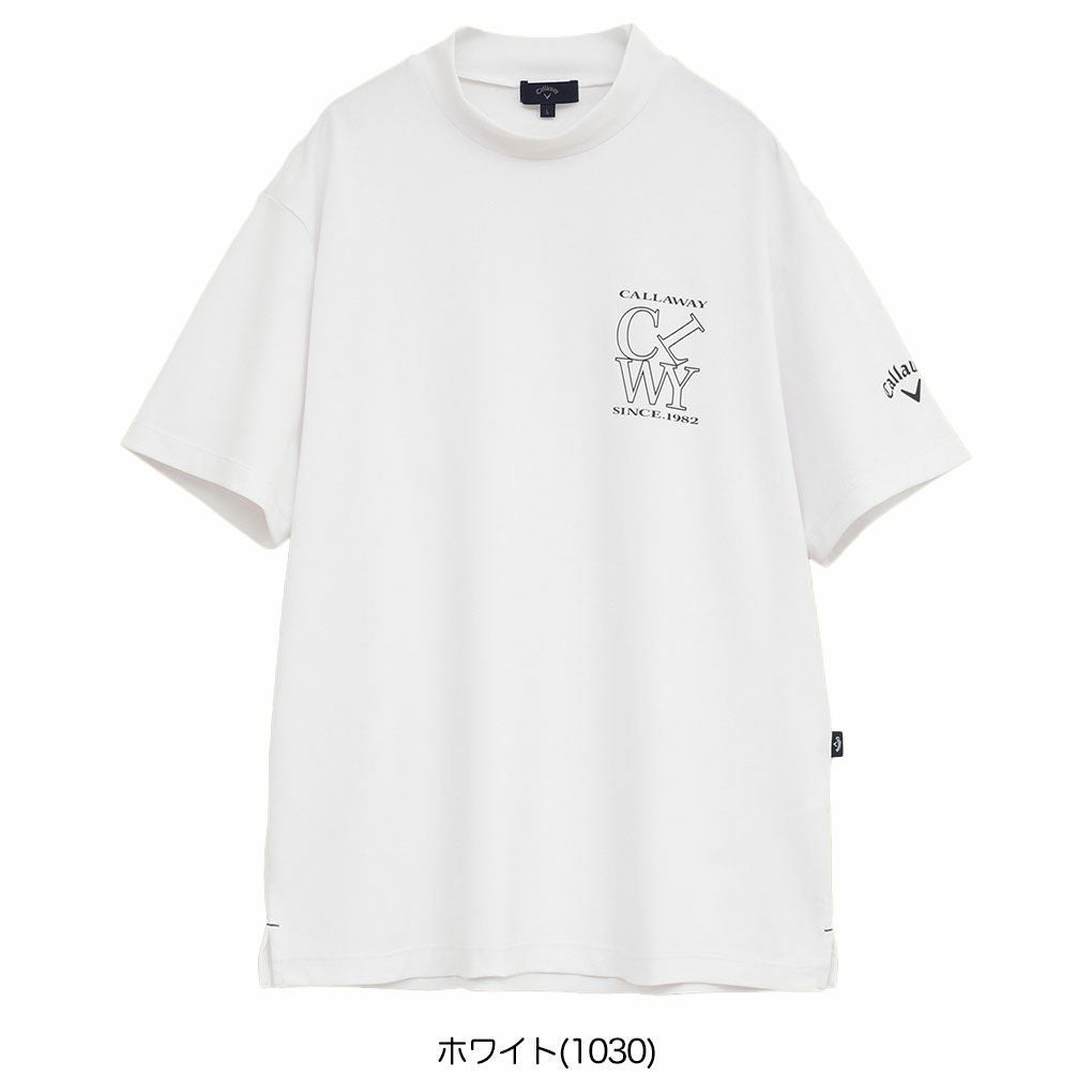 キャロウェイハイゲージカノコモックネックシャツC25234100メンズゴルフウェア2025秋冬モデルCallaway日本正規品