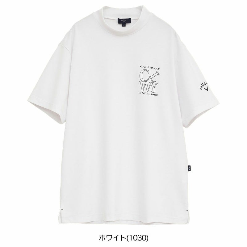 キャロウェイハイゲージカノコモックネックシャツC25234100メンズゴルフウェア2025秋冬モデルCallaway日本正規品
