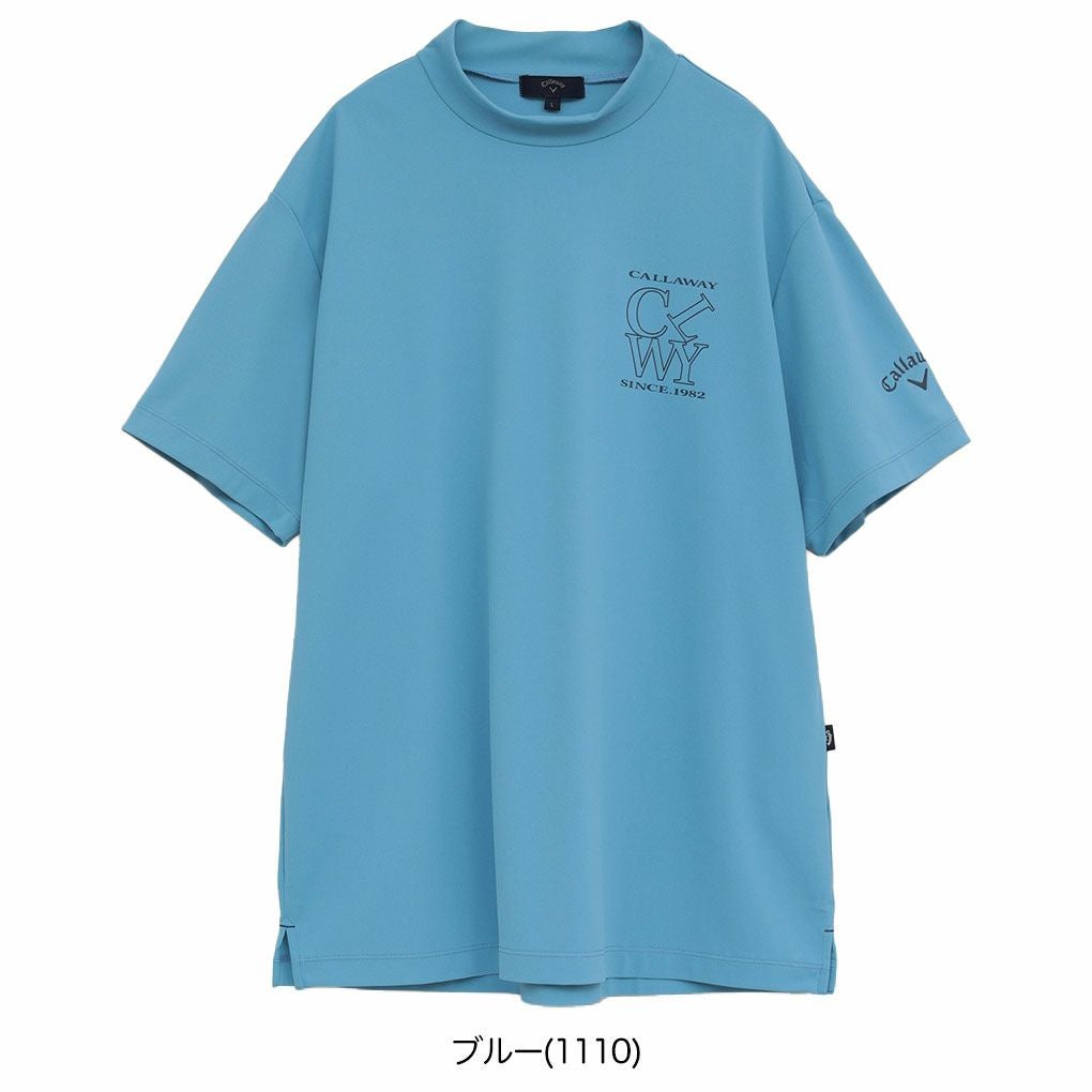 キャロウェイハイゲージカノコモックネックシャツC25234100メンズゴルフウェア2025秋冬モデルCallaway日本正規品