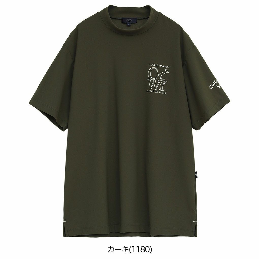 キャロウェイハイゲージカノコモックネックシャツC25234100メンズゴルフウェア2025秋冬モデルCallaway日本正規品