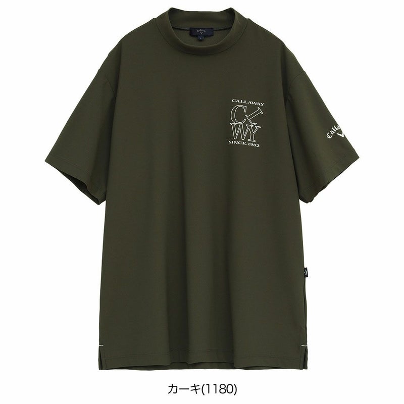 キャロウェイハイゲージカノコモックネックシャツC25234100メンズゴルフウェア2025秋冬モデルCallaway日本正規品