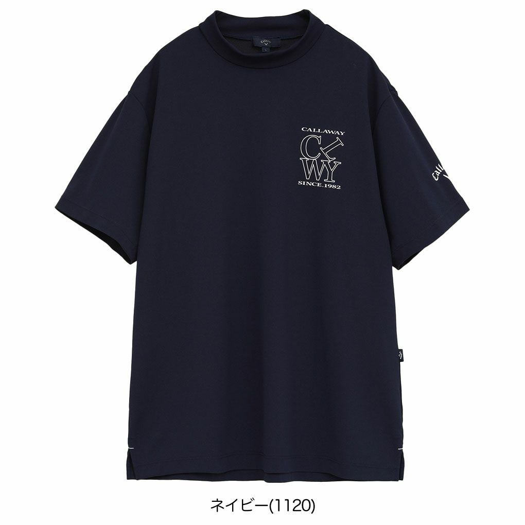 キャロウェイハイゲージカノコモックネックシャツC25234100メンズゴルフウェア2025秋冬モデルCallaway日本正規品
