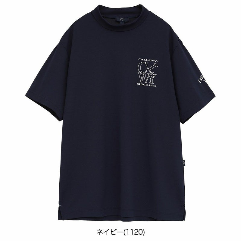 キャロウェイハイゲージカノコモックネックシャツC25234100メンズゴルフウェア2025秋冬モデルCallaway日本正規品