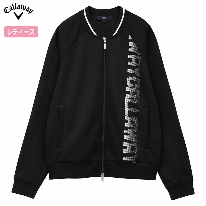 キャロウェイダンボールスウェットフルジップブルゾンC24217201レディースゴルフウェア2024秋冬モデルCallaway日本正規品