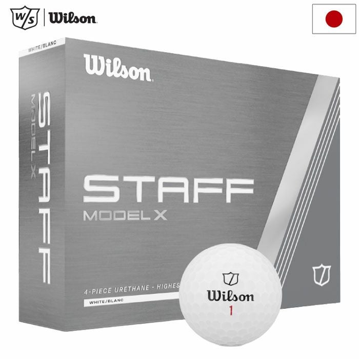 ウイルソンスタッフStaffModelXモデル4ピースゴルフボール1ダース(12個入り)2025年モデルWilson日本正規品
