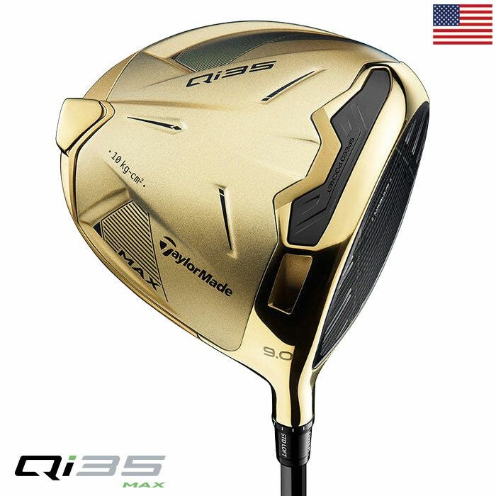 テーラーメイド Qi35 MAX Designer Series ドライバー ゴールド メンズ
