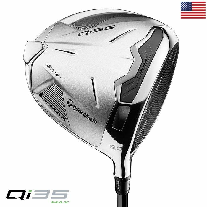 テーラーメイド Qi35 MAX Designer Series ドライバー シルバー メンズ
