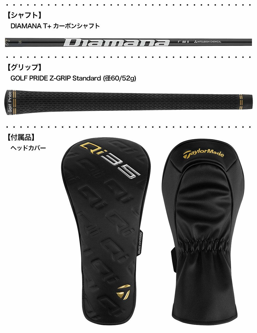 テーラーメイド Qi35 MAX Designer Series ドライバー シルバー メンズ
