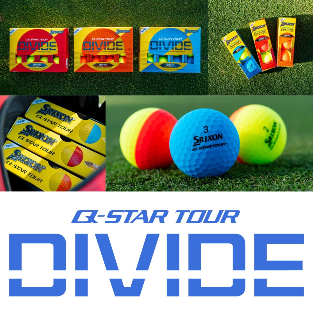 スリクソン 2025 Q-STAR TOUR DIVIDE ゴルフボール 1ダース 12球入