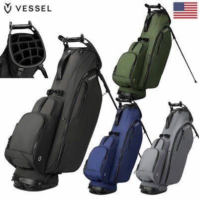 VESSELキャディバッグPlayerAirStandスタンドバッグ14分割トップベゼルゴルフ2025年モデルUSA直輸入品