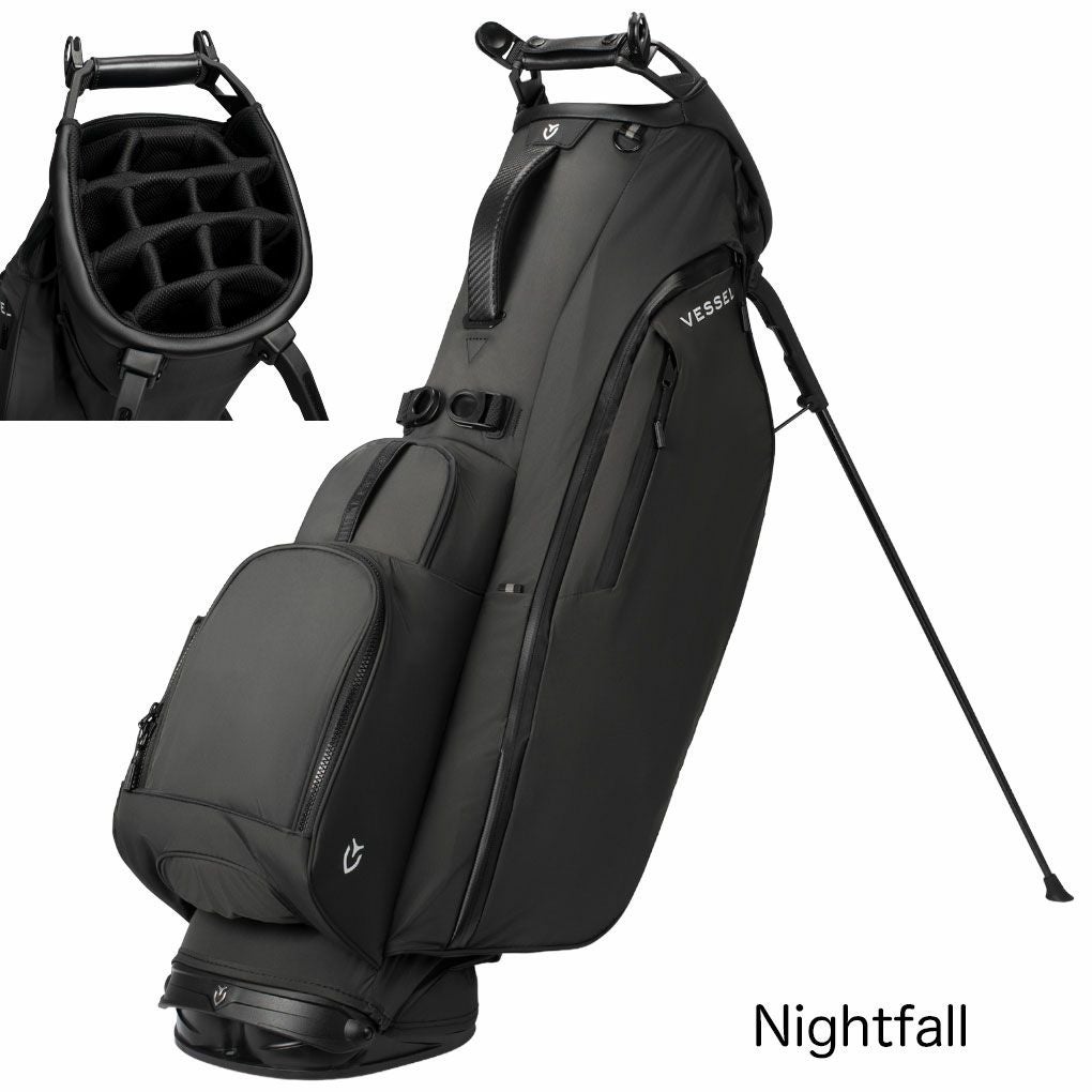 VESSEL キャディバッグ Player Air Stand スタンドバッグ 14分割トップ