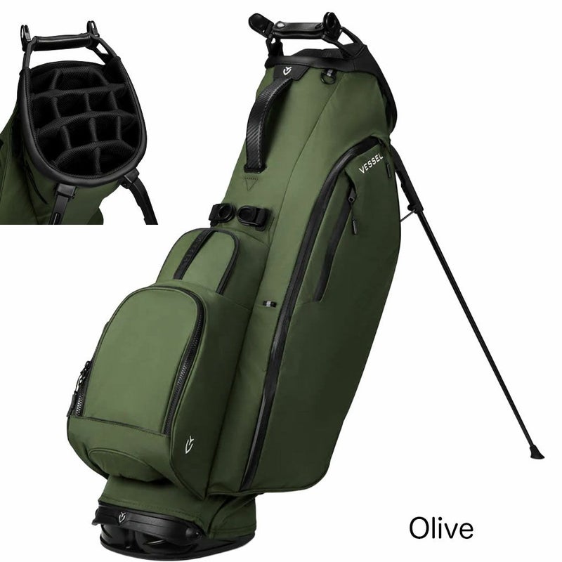 VESSELキャディバッグPlayerAirStandスタンドバッグ14分割トップベゼルゴルフ2025年モデルUSA直輸入品