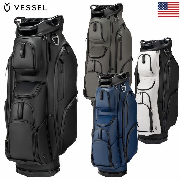 VESSELキャディバッグLuxProCartカートバッグ15分割トップベゼルゴルフ2025年モデルUSA直輸入品
