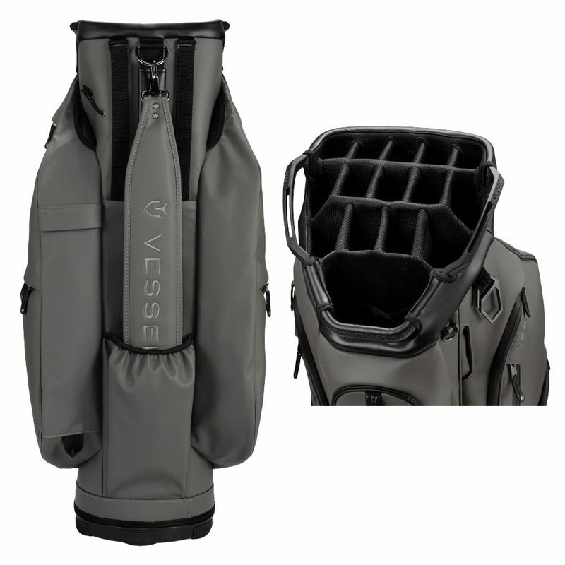 VESSELキャディバッグLuxProCartカートバッグ15分割トップベゼルゴルフ2025年モデルUSA直輸入品