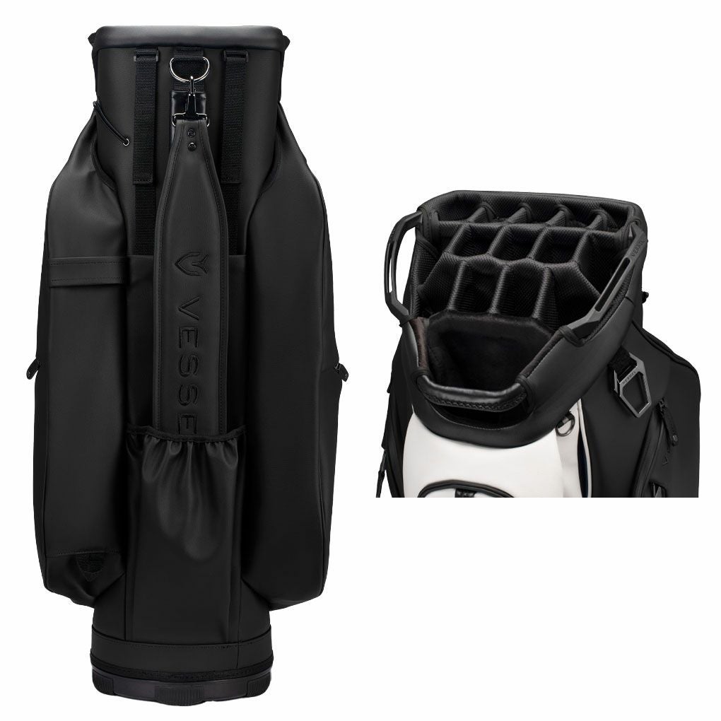 VESSELキャディバッグPlayerVStandスタンドバッグ14分割トップベゼルゴルフ2025年モデルUSA直輸入品