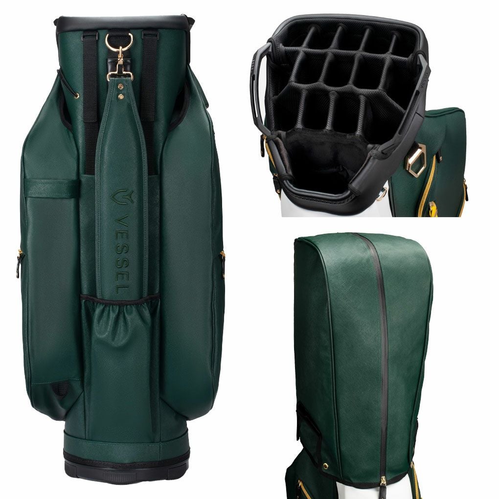 Vessel カーキキャディバッグ VESSEL キャディバッグ 2025 Season Opener Lux Pro Cart カートバッグ