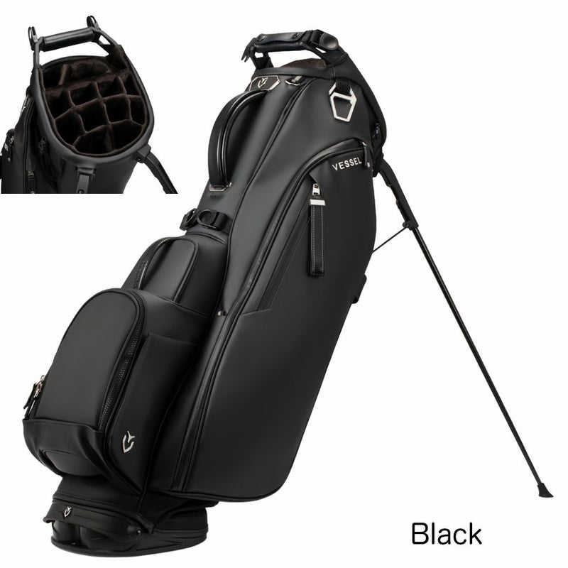VESSELキャディバッグPlayerVStandスタンドバッグ14分割トップベゼルゴルフ2025年モデルUSA直輸入品