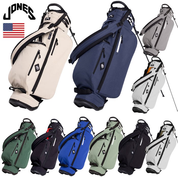 JONESジョーンズキャディバッグTrouper3.0スタンドバッグ5分割トップベゼルゴルフ2025年モデルUSA直輸入品