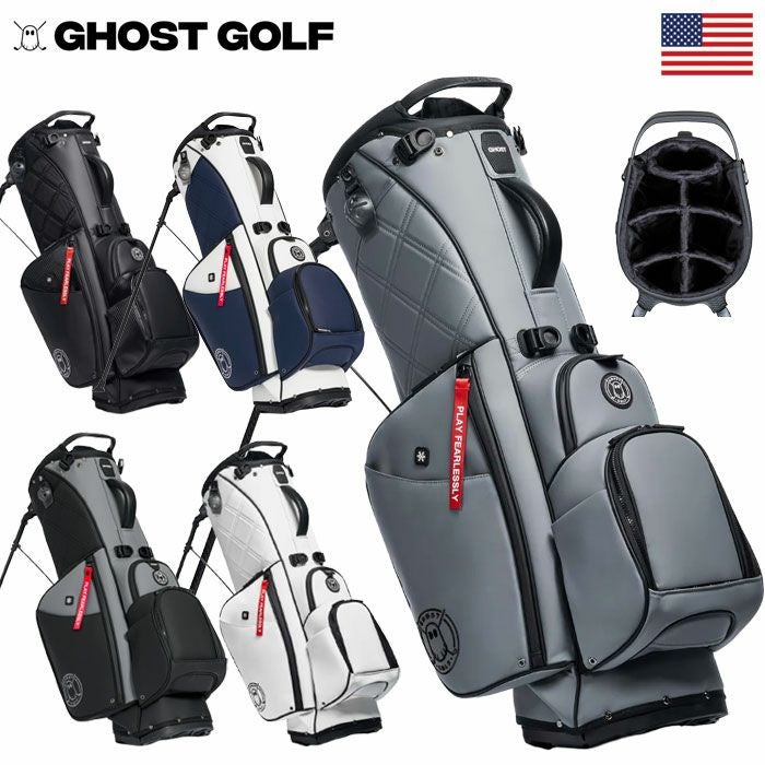 GHOSTGOLFキャディバッグANYDAY7分割スタンドバッグゴーストゴルフ2024年モデルUSA直輸入品