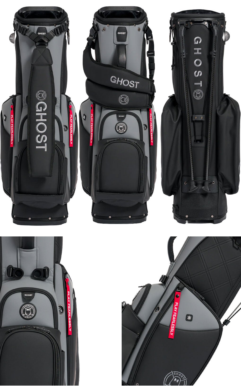 GHOSTGOLFキャディバッグANYDAY7分割スタンドバッグゴーストゴルフ2024年モデルUSA直輸入品
