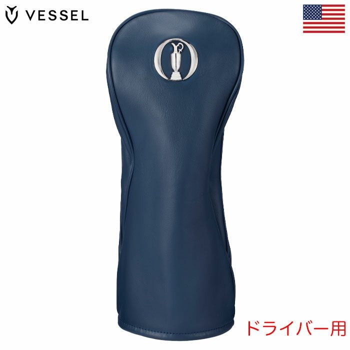 VESSELヘッドカバーTheOpenxVESSELLuxHeadcoverドライバー用ベゼルゴルフ2025年モデルUSA直輸入品並行輸入