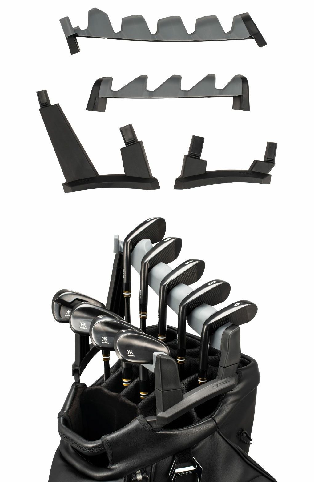 VESSELゴルフクラブオーガナイザーGolfClubOrganizerLuxXV2.0カートバッグ専用ベゼルゴルフ2025年モデルUSA直輸入品