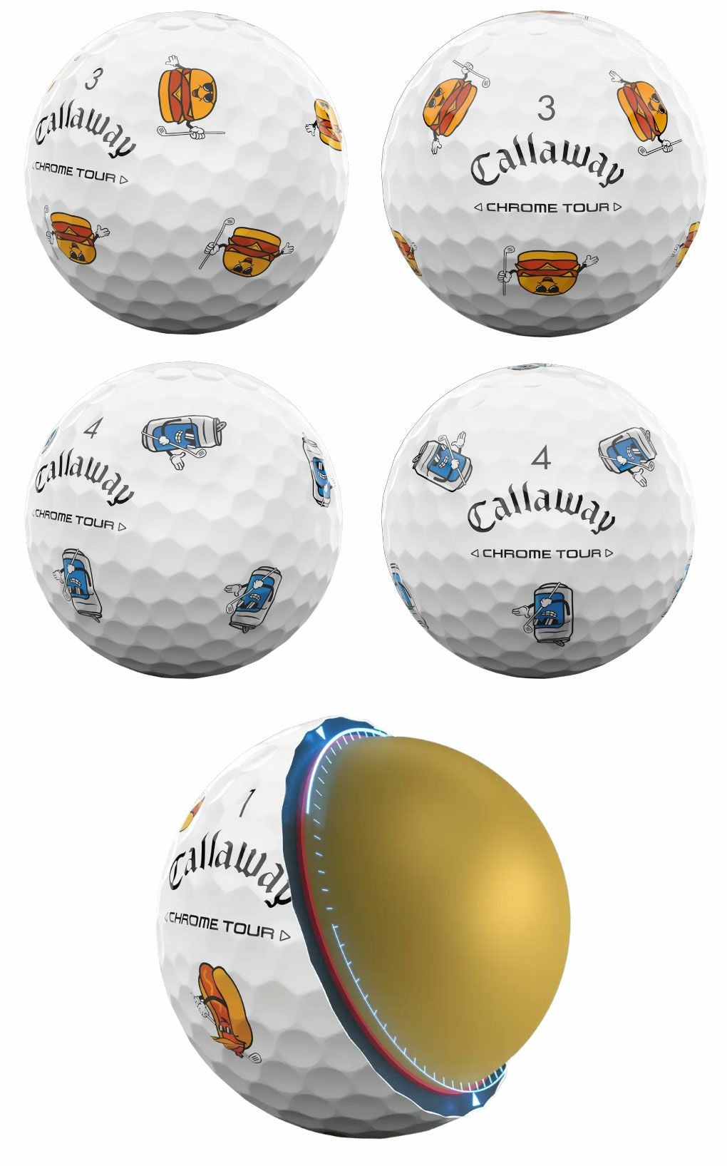 キャロウェイCHROMETOURTURNBOXゴルフボール
