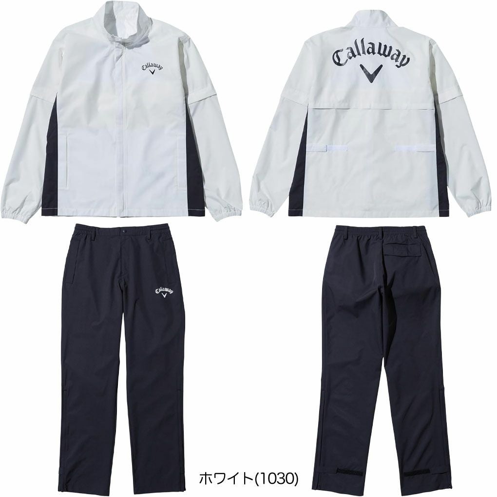 キャロウェイストレッチ2WAYレインウェアセットC25989100メンズCallawayゴルフウェア2025年モデル日本正規品