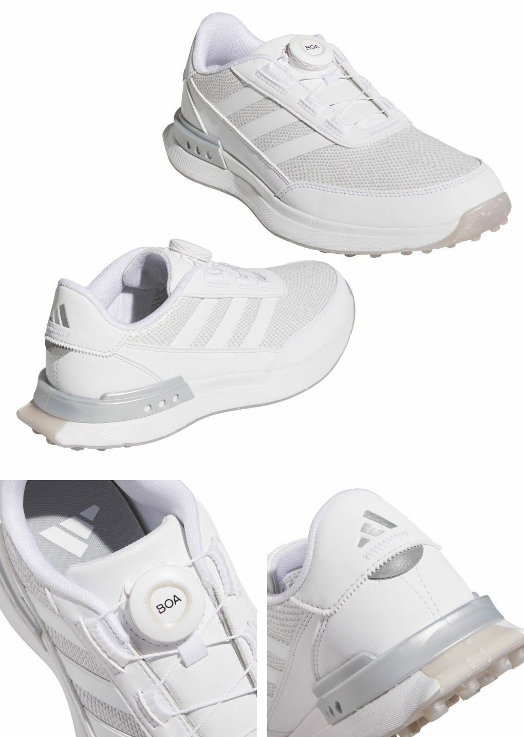 アディダススパイクレスシューズウィメンズS2GSLボア25NKB78レディースゴルフシューズ靴2025年モデルadidas日本正規品