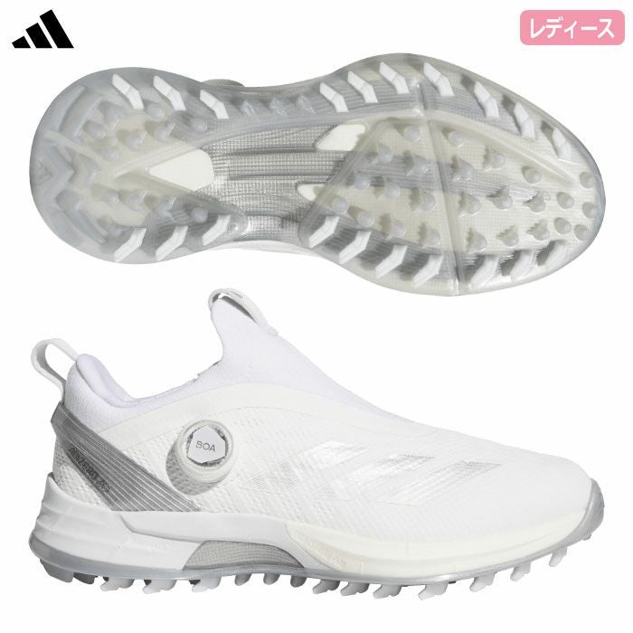 アディダススパイクレスシューズウィメンズアディゼロゼッドジー25ボアNLK62レディースゴルフシューズ靴2025年モデルadidas日本正規品