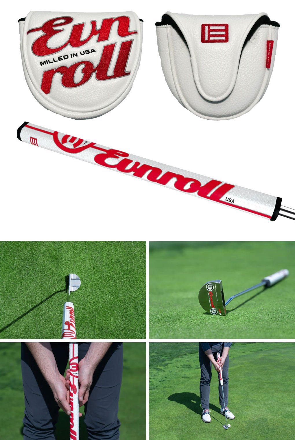 イーブンロール38TourSpecER8Satinパター中尺メンズ右用38インチUSA直輸入品EVNROLLゴルフクラブ並行輸入品