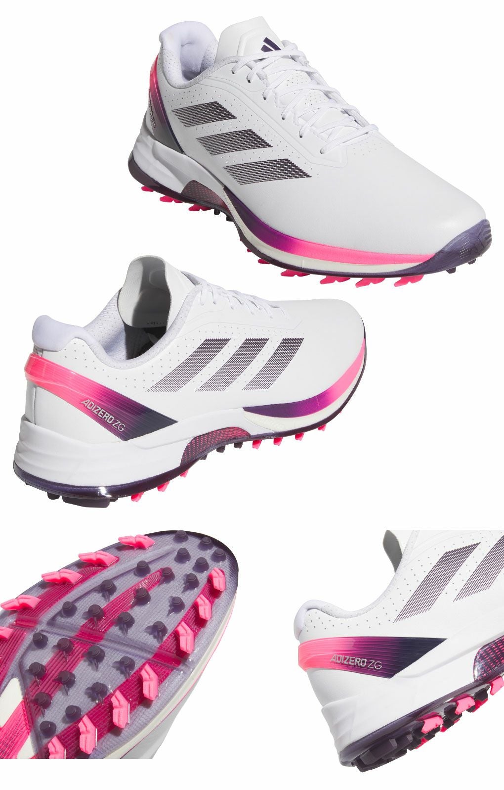 アディダスアディゼロゼッドジー25スパイクレスシューズNLC98メンズゴルフシューズ靴2025年モデルadidas日本正規品