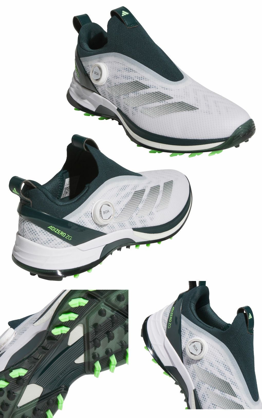 アディダスアディゼロゼッドジー25ボアスパイクレスシューズNLK60メンズゴルフシューズ靴2025年モデルadidas日本正規品