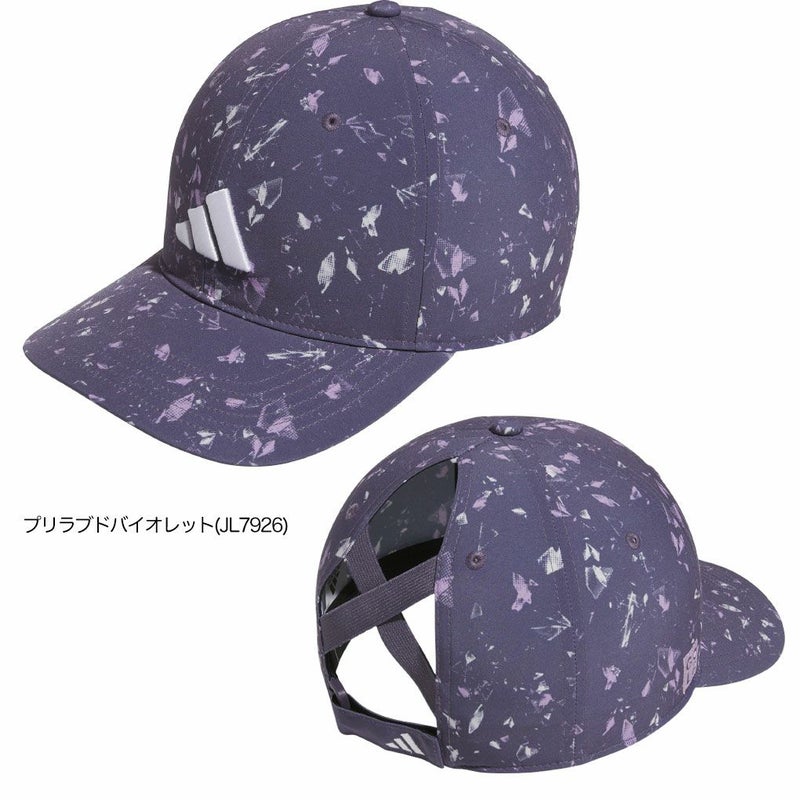 アディダスグラフィッククリスクロスキャップJVU83レディースゴルフキャップ帽子2025秋冬モデルadidas日本正規品