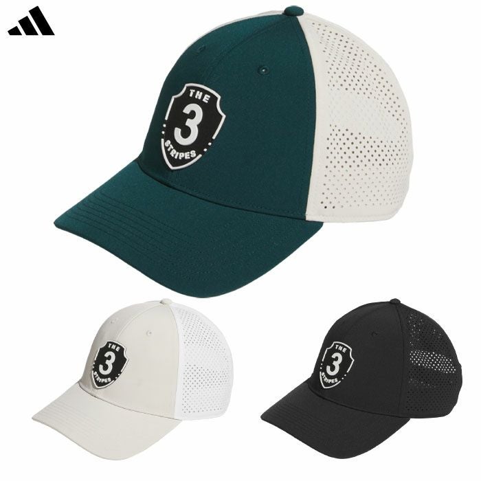 アディダススリーグラフィックキャップKQE16メンズゴルフキャップ帽子2025秋冬モデルadidas日本正規品