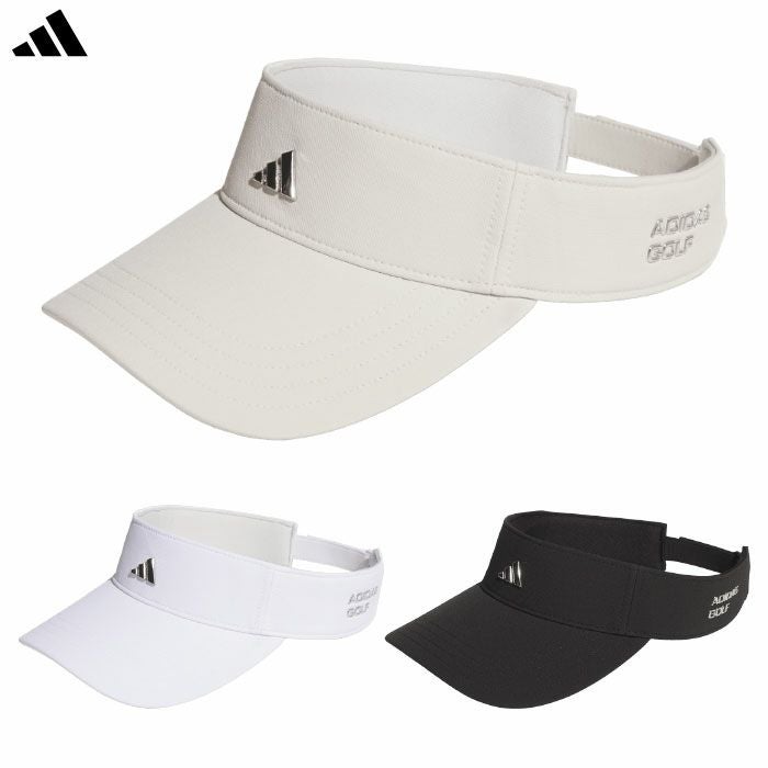 アディダス撥水メタルロゴバイザーKQE20メンズゴルフキャップ帽子2025秋冬モデルadidas日本正規品